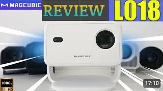 Magcubic &ndash; Auto focus & Keytone | Smart Projector 4k Supported , 1080P Projector With Wifi BT5.2