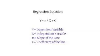 Linear Regression Analysis #algorithm