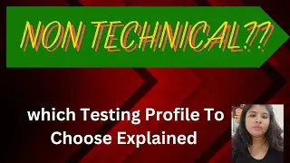 Testing Profile To choose By A Non Technical Person#bylav