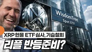 XRP 현물 ETF 심사 자진 철회 by 위즈덤트리, 리플 반등? #XRP