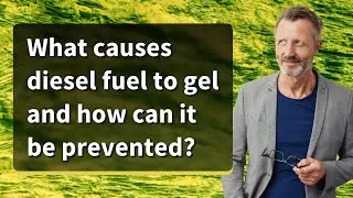 What causes diesel fuel to gel and how can it be prevented?