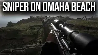 Sniper on Omaha Beach in Hell Let Loose! | HLL Gameplay