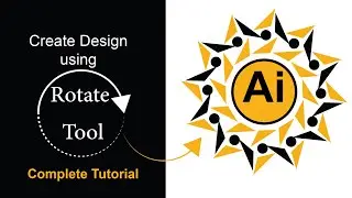 Create a Design using Rotate Tool in Adobe Illustrator |Adobe Illustrator Tutorial | Graphical Video