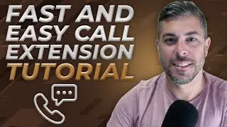 Google Ads Call Extension Set Up ➡ (4 Min Video)