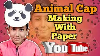 How To Make Easy Animal Cap | Panda Cap | Vedants Art craft