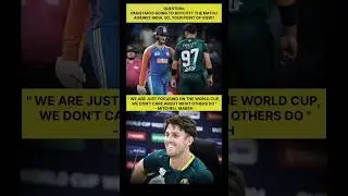 Mitchell Marsh on Pakistan boycott on India match t20 World Cup 2026 🗣️👍#shortvideo #cricketnews