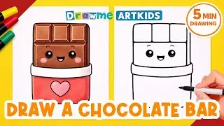 How to Draw a Chocolate Bar | 5 Min Drawing 🍫