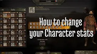How to Change your Character Stats (Mount and Blade 2 Bannerlord)