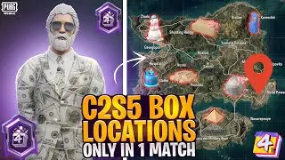 C2S5 Title All Box Locations | Get Free New Title | Free Title | All Secret Locations | PUBGM/BGMI