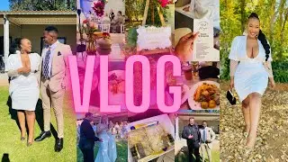 WEEKEND VLOG #1: preparing gifts||GRWM||attending a wedding||South African YouTuber