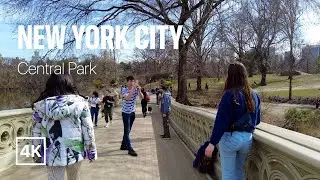 [4K] New York City 🗽 Spring Walk - Central Park [Mar. 2022]