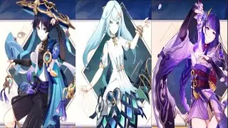 Genshin Impact Wanderer Attack Animation, Faruzan and Raiden Shogun Features