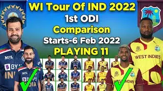 West Indies Tour Of India | India VS West Indies ODI Playing 11 | IND vs WI 1st ODI Playing 11