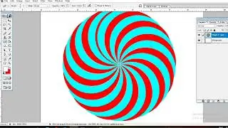 Spiral Logo Animation in Photoshop 0.7 /Spiral Graphics Design in Photoshop | Spiral Design कैसे बना