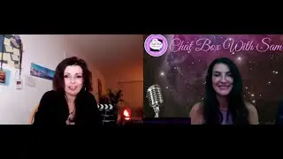 Chat Box with Sam with guest  Francesca DeLuca 💫 Actress - Sneak Peek 🎙️🖤🎙️