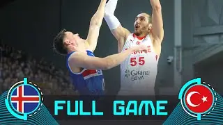 Iceland v T&uuml;rkiye | Full Basketball Game | FIBA EuroBasket 2025 Qualifiers