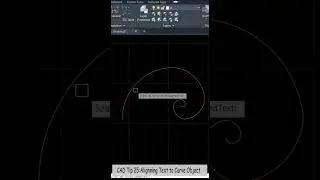 AutoCAD Tip-Aligning Text Along any Curve. #autocadtipsandtricks #autocad