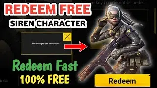Get Free Epic Siren Character Working Redeem Code Codm 2024 |Today's Epic Character Redeem Code 2024