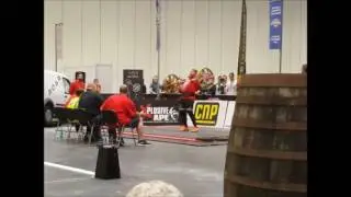 Aaron Page- 182kg Axle Clean & Press at England's Strongest Man 2016