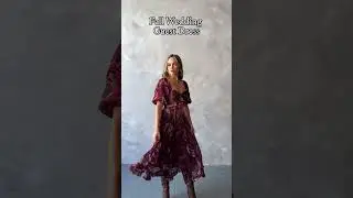 Fall Wedding Guest Dresses #weddingdress #bridesmaiddresses #bridesmaidfashion #bride #weddingattire