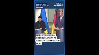 German Chancellor Jokes About 'German Technology' At Zelensky Press Event