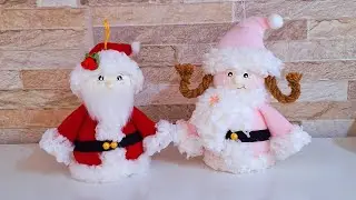 Passo à passo Papai Noel de Fuxico