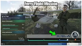 MSFS 2024 - Ferry Flight Mission Gameplay [Career Mode]