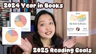 2025 reading goals + a look at my 2024 year in books 📚