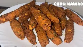 Make Hyderabadi Corn Kebabs with my easy recipe. Crispy Corn Kebabs | Instant Snacks Recipe ||