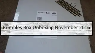 Brimbles Box Unboxing // November 2016