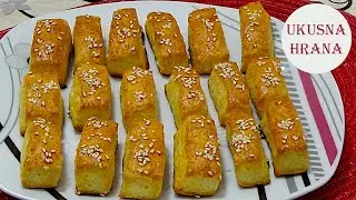 Slani štapići sa susamom – Salty sticks with sesame seeds