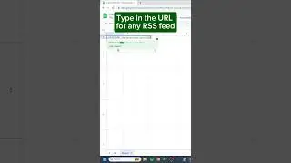 Import RSS Feed in Excel‼️ #excel