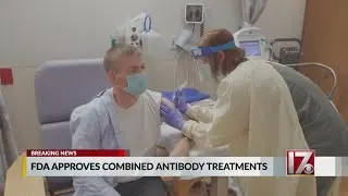 FDA emergency authorization allows 2 antibody treatments to be used at same time