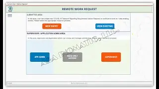 Complete PowerApps Canvas Template Walkthrough - Sample Remote Work Request [Available for Purchase]