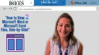 👩🏼&zwj;💻 Как просмотреть два файла Microsoft Word или Microsoft Excel одновременно! 📑