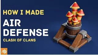 Air Defense | Clash of Clans | Blender Tutorial | Nyx Blender3D