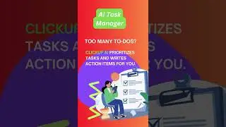 Boost Your Productivity with ClickUp AI! #TaskManagement #workflowautomation
