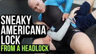 How to Sneak in an Americana Lock from a Headlock | BJJ