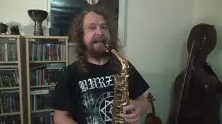&Oslash;vetid: &ldquo;Lad Det Ske&rdquo; p&aring; Sax (Practice time: &ldquo;Let It Go&rdquo; on Sax)
