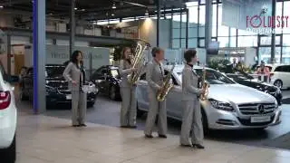 damen marching band mercedes spandau