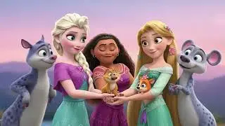 Frost Whisper Meadow Glow 3 | Elsa, Moana & Rapunzel | Magical Princess Song for Kids