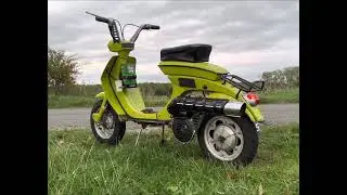 Lambretta Lui CP ONE35 with modified Vega exhaust&hellip;