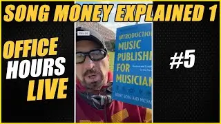 Music Business Education Live&nbsp;- Professor Bobby Borg Explains Song Money