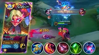 BEST BUILD PHARSA 1 SHOT DAMAGE IS HERE🔥| PHARSA BUILD & EMBLEM 2026 - MLBB