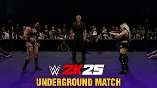 WWE 2K25: Rhea Ripley vs Liv Morgan | UNDERGROUND MATCH