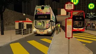 OMSI 2 KMB AVBWU 42 PK 2788@26 順天 Shun Tin &rarr; 尖沙咀東 Tsim Sha Tsui East