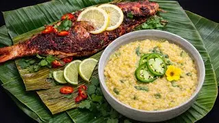 Whole snapper & kitchri, Guyanese style #guyana #carribbean #cooking #trinidad #food #florida #fyp 