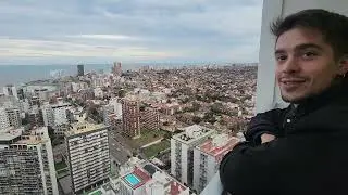 Venta - Departamento dos ambientes con vista panoramica en edificio Havanna piso 39 - Mar del Plata