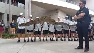 USF Herd of Thunder Drumline In The Lot HOT Day 2023