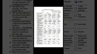 Peshawar board class 9 English paper part &sup1;&sup1; MCQS #10k like #1k subscribe